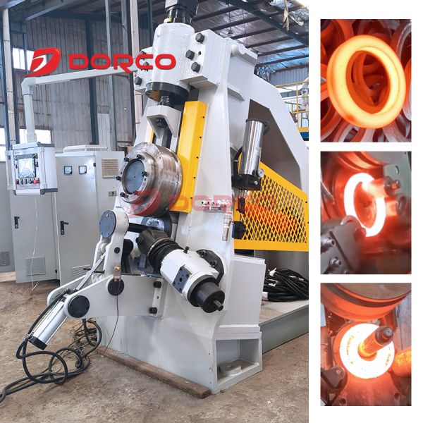 Quality Unmanned Operation Vertical Ring Rolling Machine Customized Loading Unloading Robotic Arms for sale