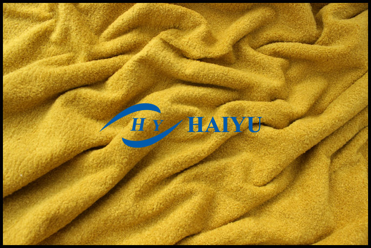 100% polyester warp knitting pearl velour/knitting fabric