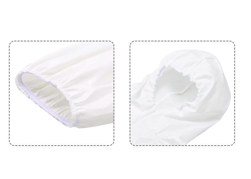 Chemical Resistant Medical Protective Clothing One Piece Zip For Easy Access