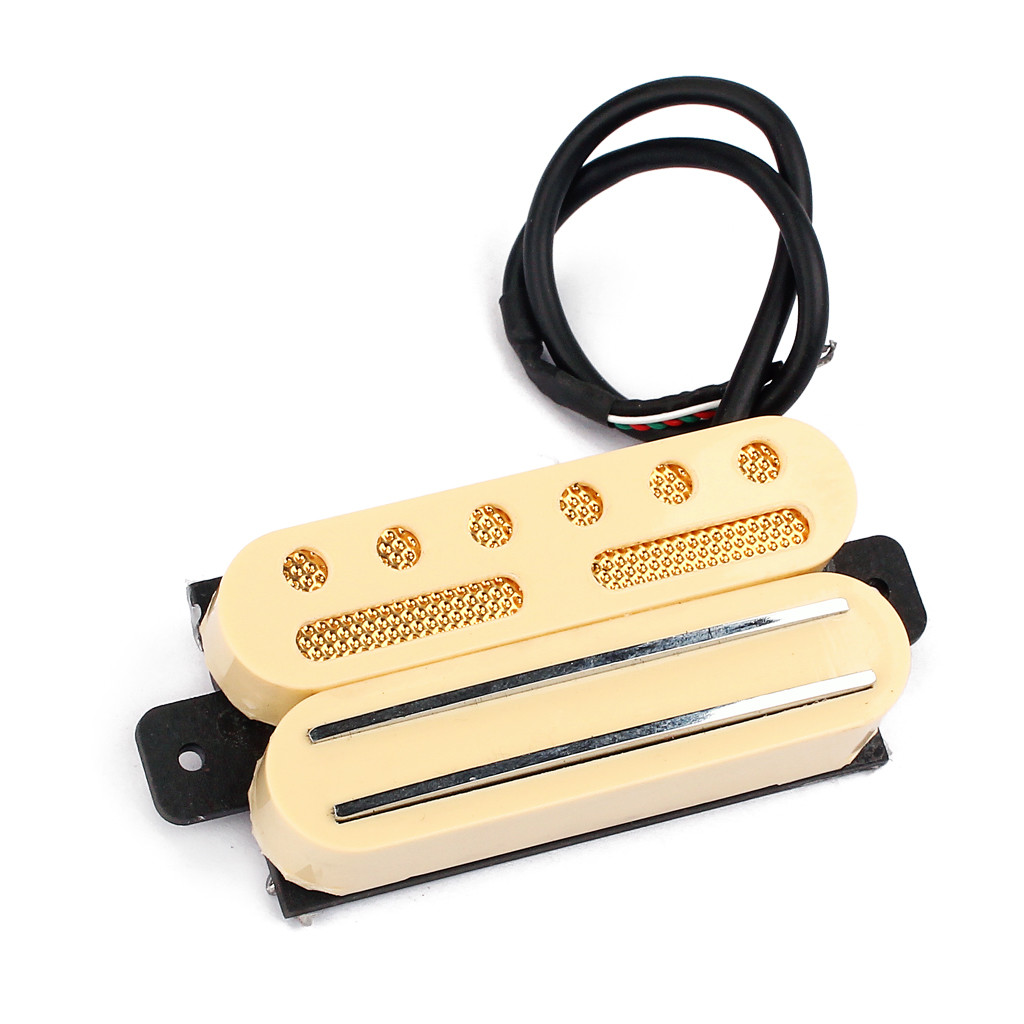 Dual Rail Humbucker Pickup Double Coil N9K/B18K Output Four Cable Electric Guitar