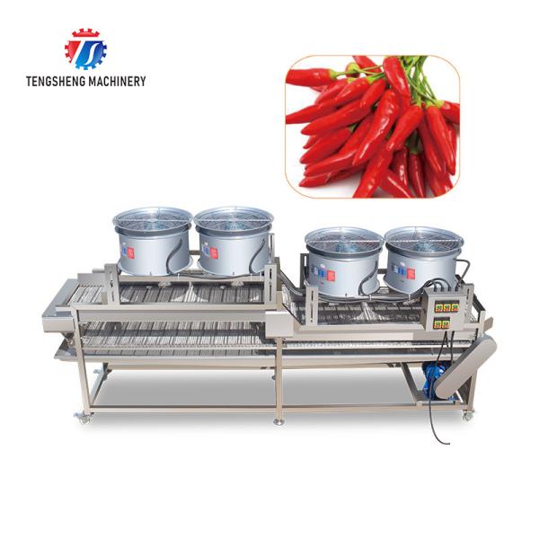 350KG Stainless steel automatic step air drying machine vegetable air drying