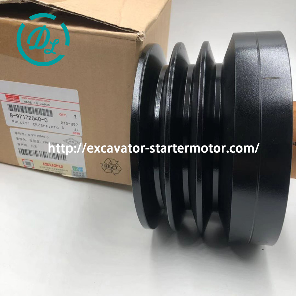 8-97172040-0 Crankshaft Belt Pulley 8971720400 ISUZU 4BG1 Engine