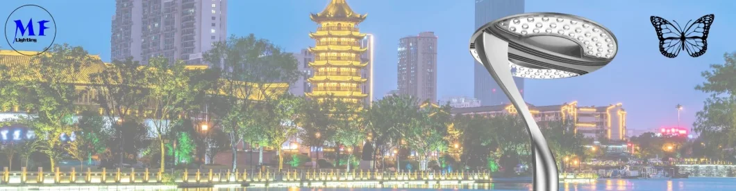 25W/50W/75W/120W IP65 1-10V/ Pmw/ Timer Dimming Garden Parking Lot Plaza Wall Highway Overpass Sidewalk Squares Schools LED Street Light