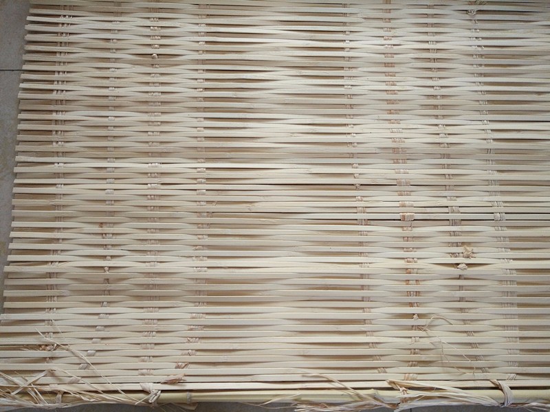 Industrial Bamboo Sleeping Mat 100% Natural Bamboo Slat Custom Color