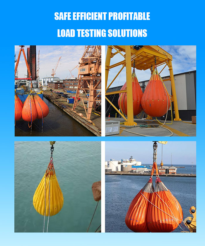 Reusable Durable Crane Load Test Water Bags Offering Long Term Value For Frequent Testing Needs