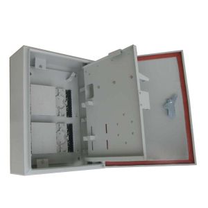 China ISO SGS, ROHS Grey color 1*32 Cold rolled steel sheet splitter Fiber Optic Terminal Box / distribution box on sale