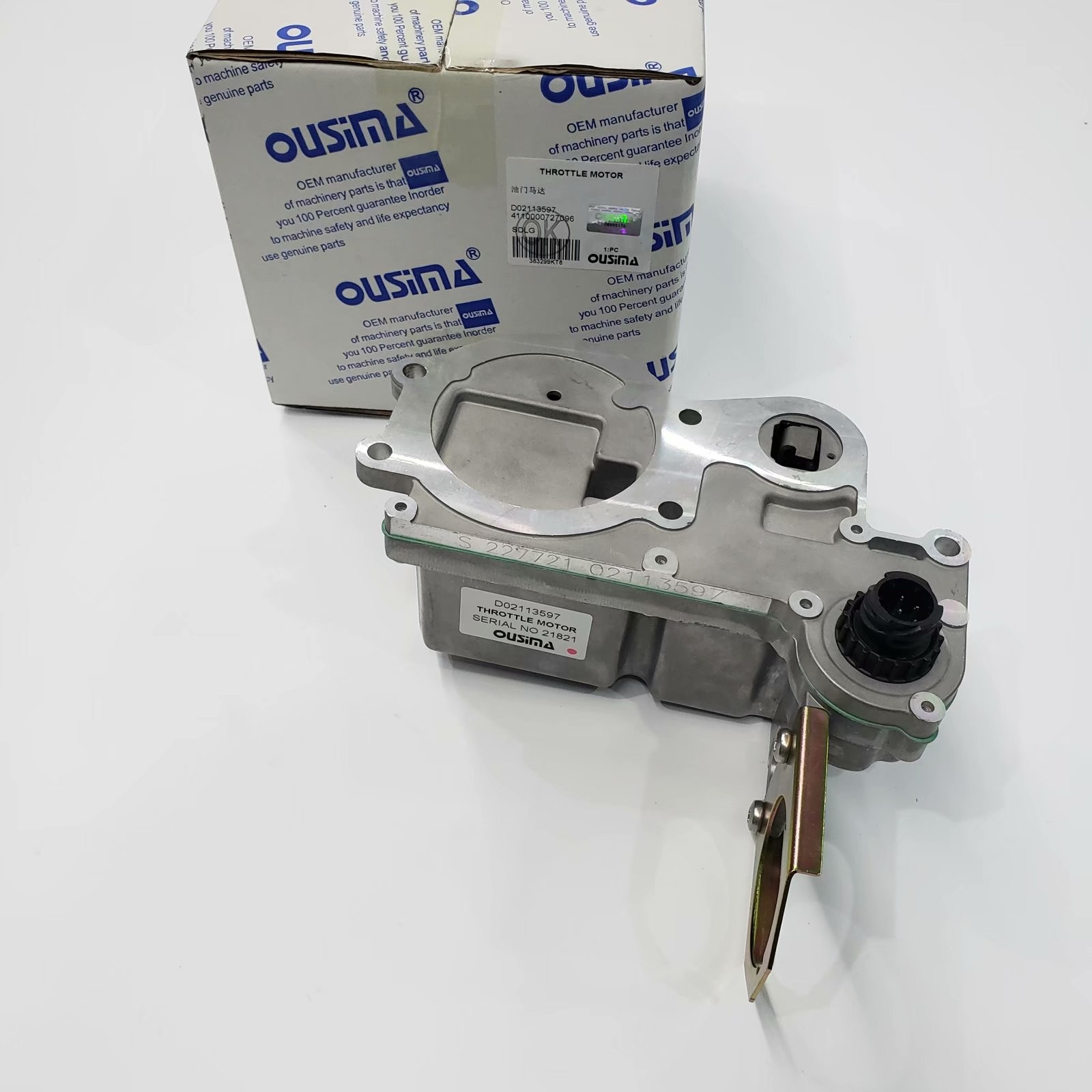4110000727096 Excavator Throttle Motor , D02113597 Sdlg Spare Parts