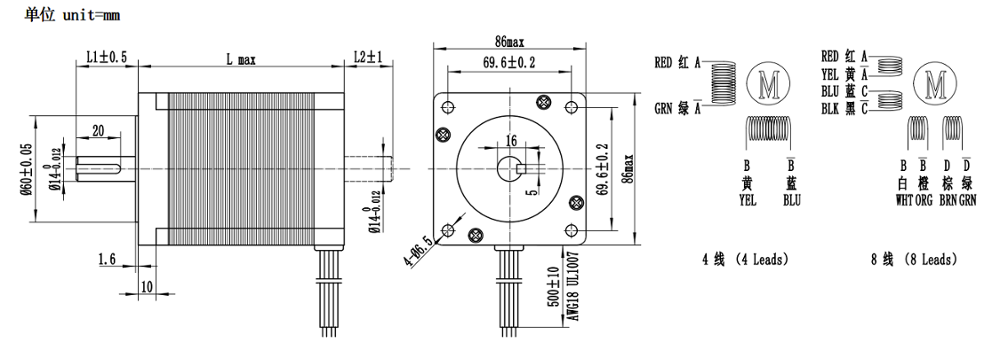 Nema 34 Nema 14 Nema 11 Geared Stepper Motors Planetary Gearbox 5:1 12NM Bending Machine