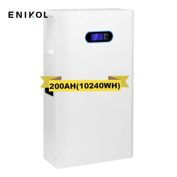 Lithuim Wall Mounted Energy Storage Battery 51.2V 200ah 48V 100ah Lifepo4