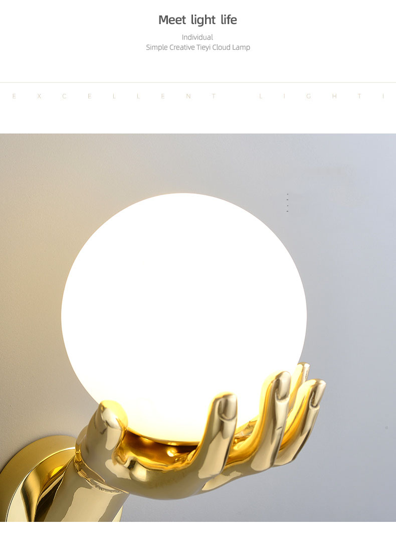Modern Bedroom corridor Wall Lamp Luxury Living room Art Designer Creative ackground Wall Lamp(WH-OR-255)