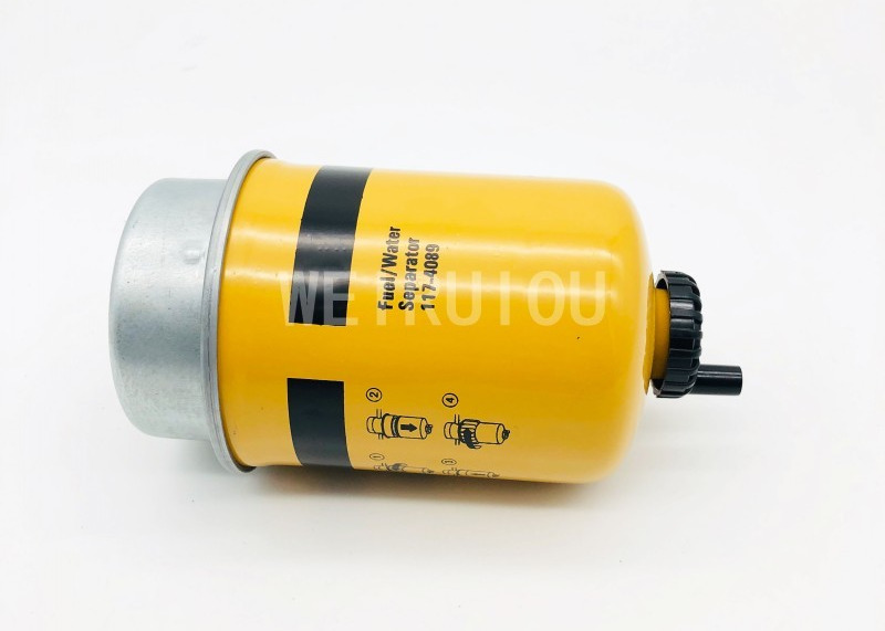 Excavator Fuel Water Separator Filter 83MM OD BF7679-D 117-4089