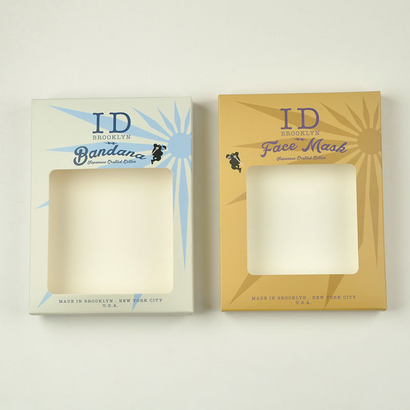 Factory Customization Facial Mask Grooming Supplies Box with Window Display