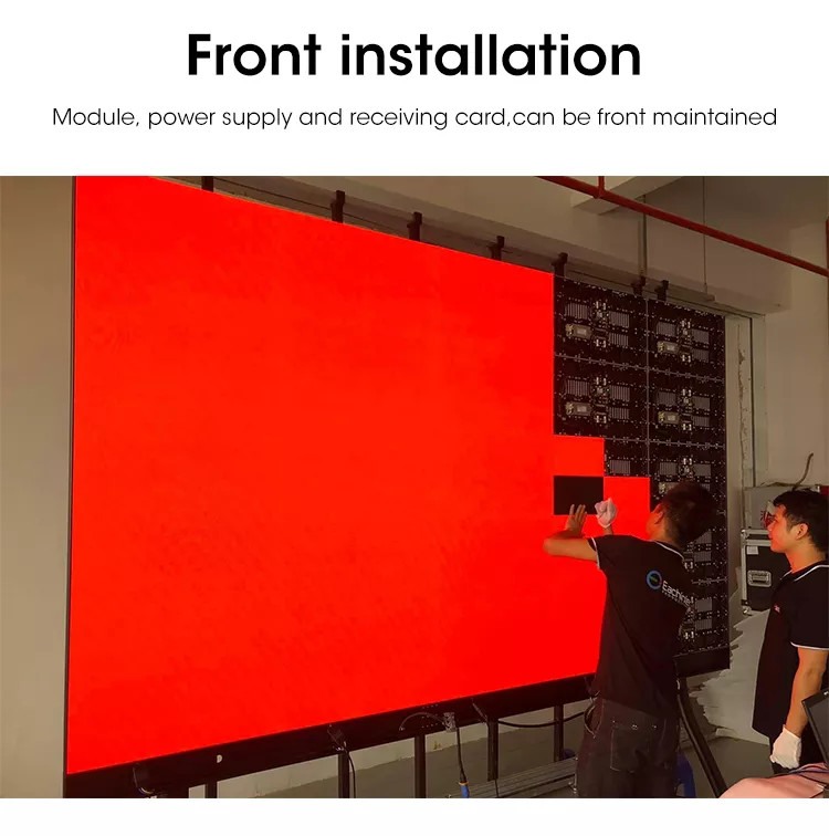 Full Color Indoor Fixed P1.875mm LED Video Wall IP43 For Church