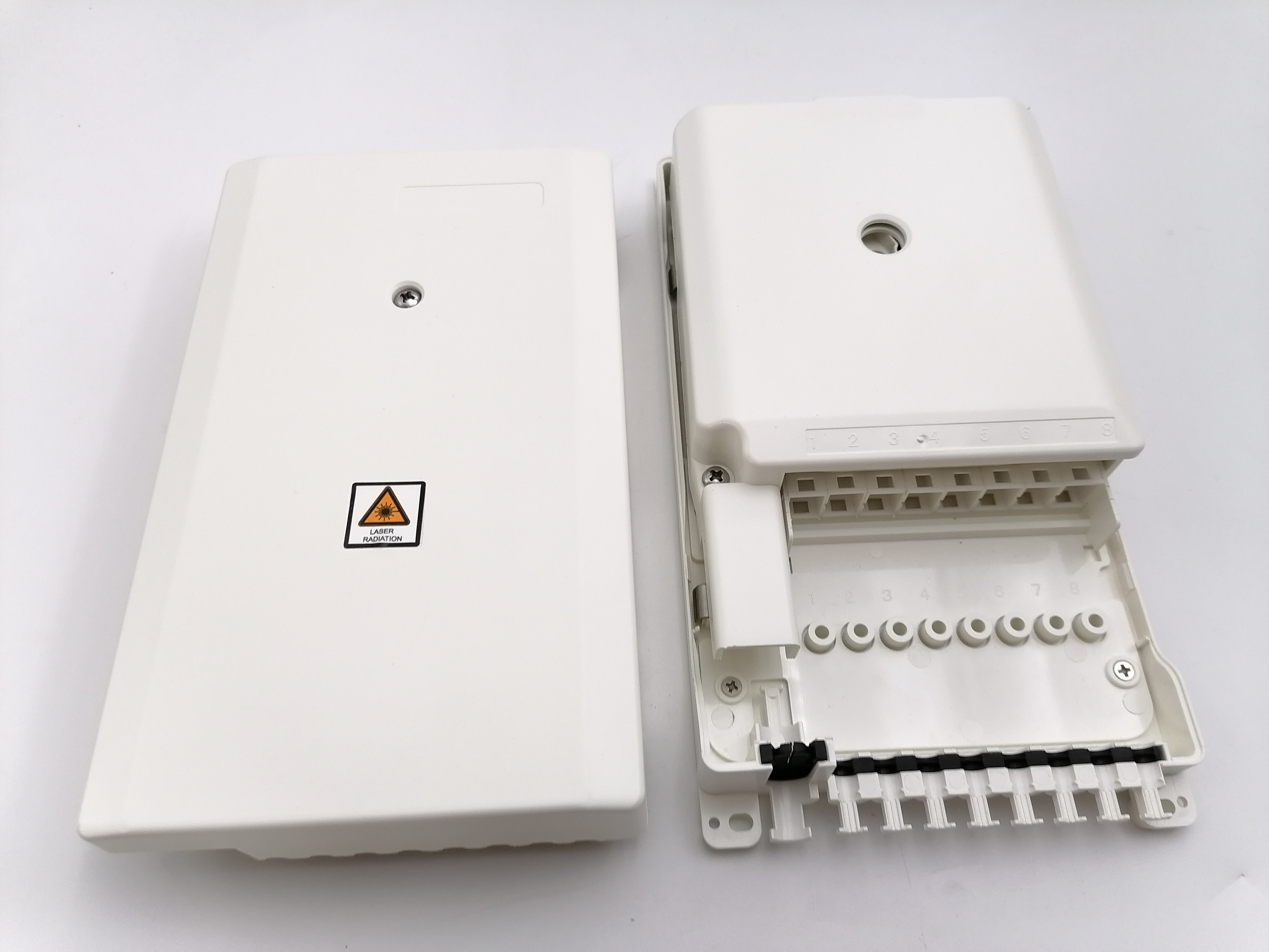 ABS PC 8 Port IP55 SC FTTH Optical Distribution Box