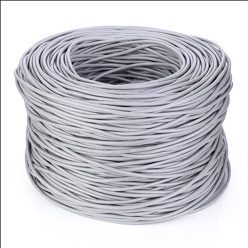 HDPE Cat6 UTP Cat6a Cat5 Cat5e Ethernet LAN Cable , White Cat6 Ethernet Cable