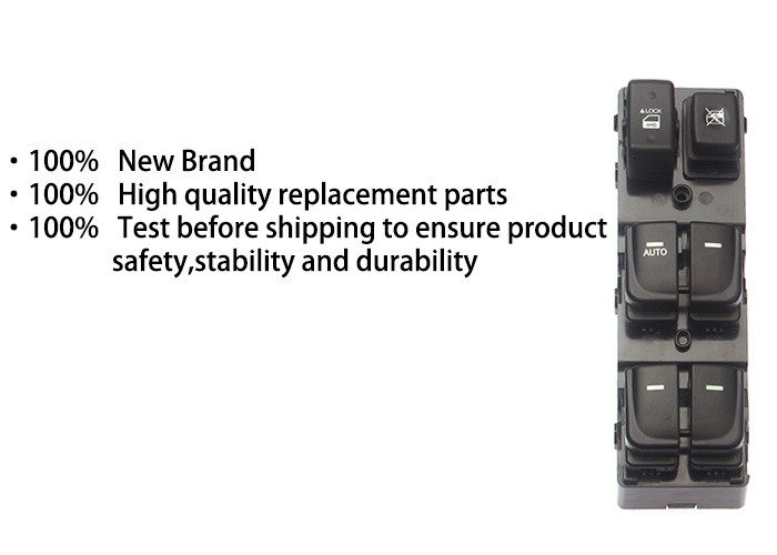 Auto Power window single row switch for Hyundai celesta Front Left with light 2008-2016 OE 93750-0Q000M5,93570-0Q110