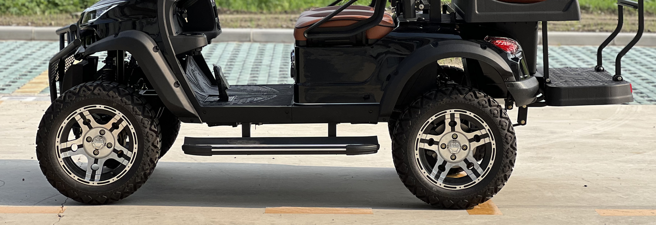 Outdoor Playground Electric Golf Cart Chinese 4 Passenger Hunting Buggy with Custom Body and Lifted Design