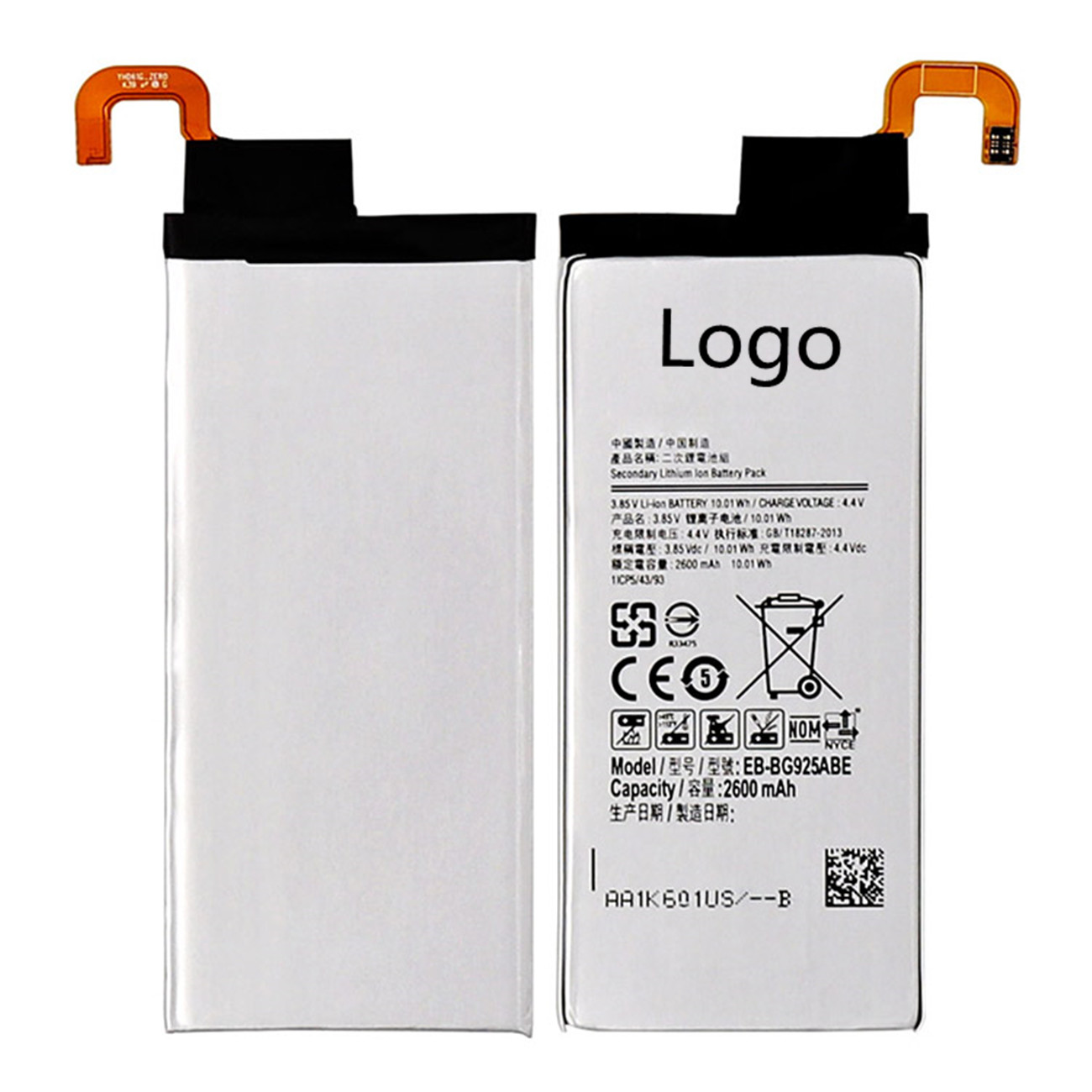 OEM Cell Phone Battery For Samsung Galaxy S6 Replacement Battery SM G920