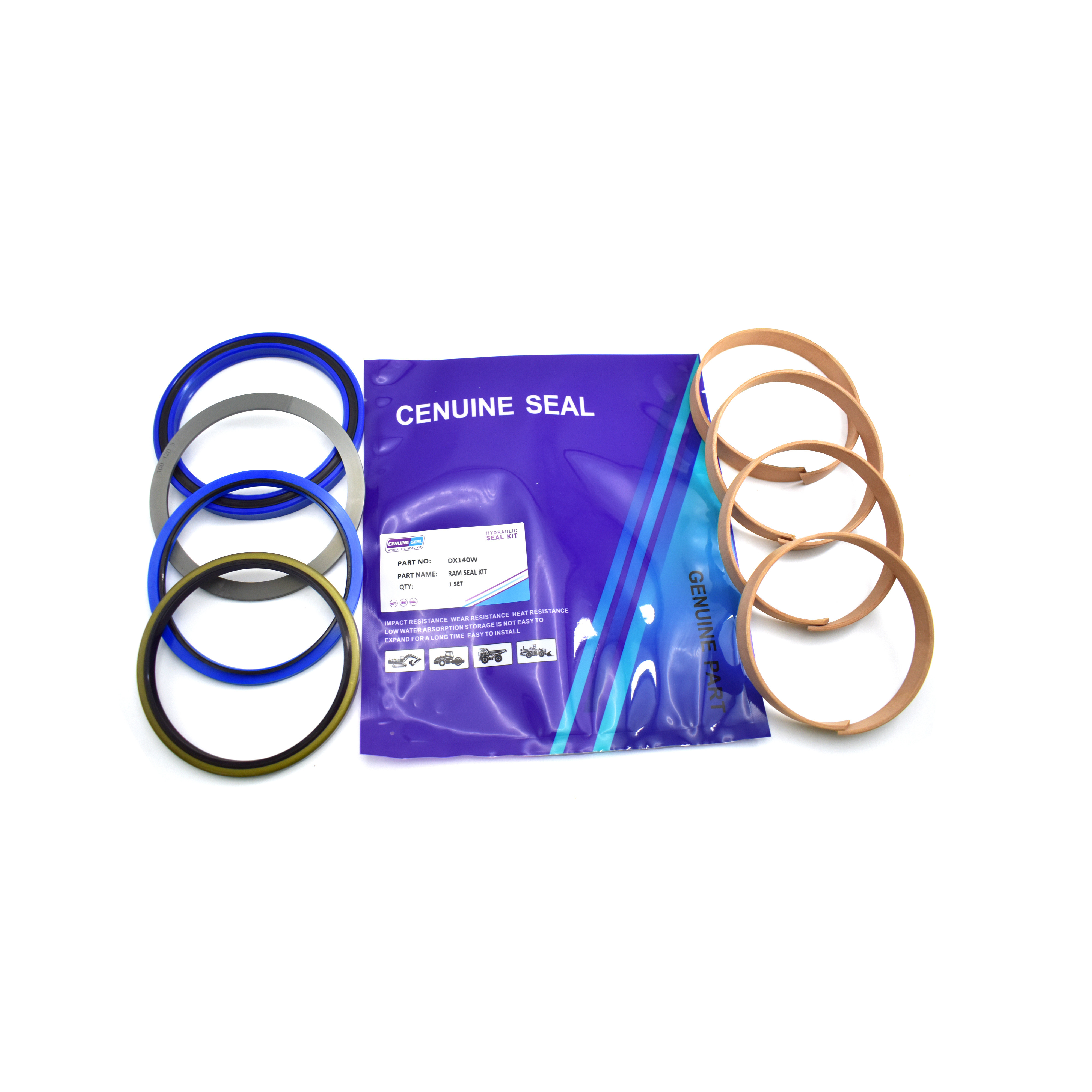 HYUNDAI 31Y120450 R170W-7 Excavtor Boom Seal Kit Oil Seal Fix Hydraulic Leaks Fast