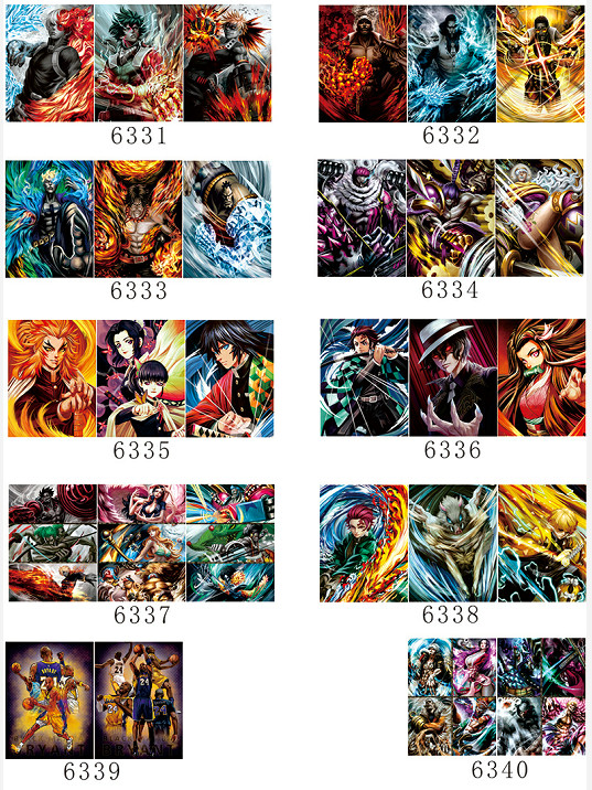 30*40cm 0.6mm PET Dragon Ball 3D Lenticular Poster