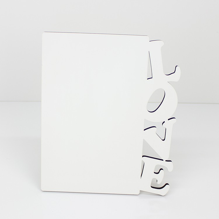 Gloss White 127g 180x150mm Sublimation Mdf Photo Frame
