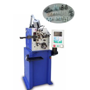 Simplified Setup Disc Extension Spring Machine With CNC Controlled Servo Motion