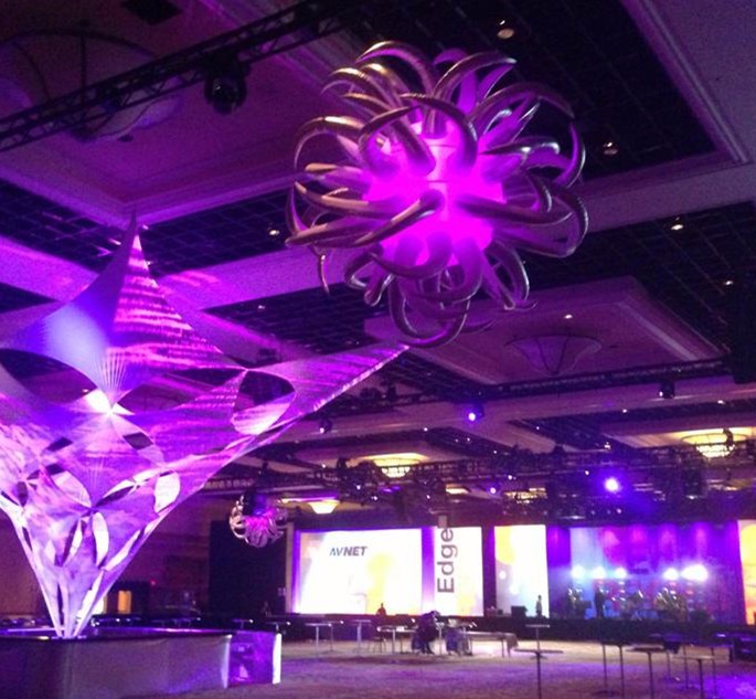 Building Decor Inflatable Star with LED Light for Party and Club