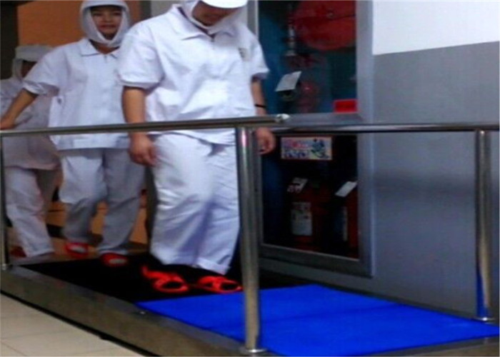 AC 220V SS Handrail 1 Meter Shoe Sole Cleaner Machine