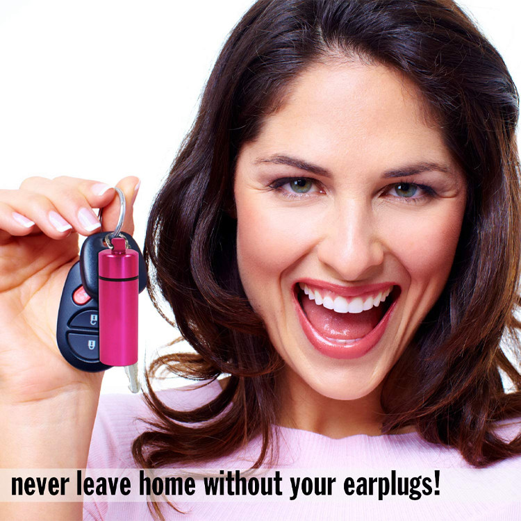 Ear Plug Aluminum Protector Case Tube For Earplug Noise
