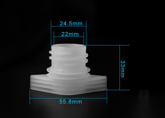 SGS Plastic Spout Nozzle Screw With 28mm Dia Lotion Pump Head