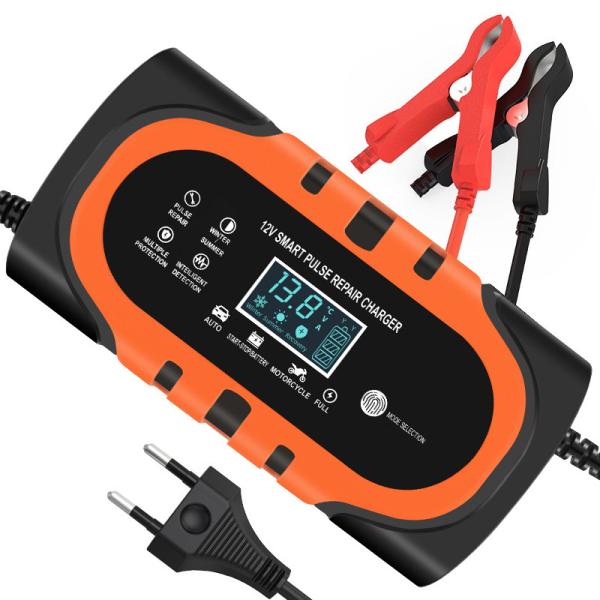 12V 10A Pulse Repair Smart Fast Charger Lead-Acid Battery Charger for Auto