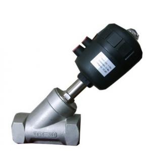  J611F Hexagon Head Piston Operated Pneumatic Stainless Steel Angle Seat Valve Durable Manufactures