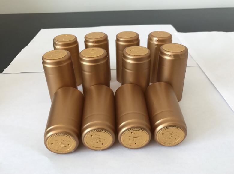 Heat shrink/ PVC capsules for bottles of wine grappa spirits oil vinegar and beer