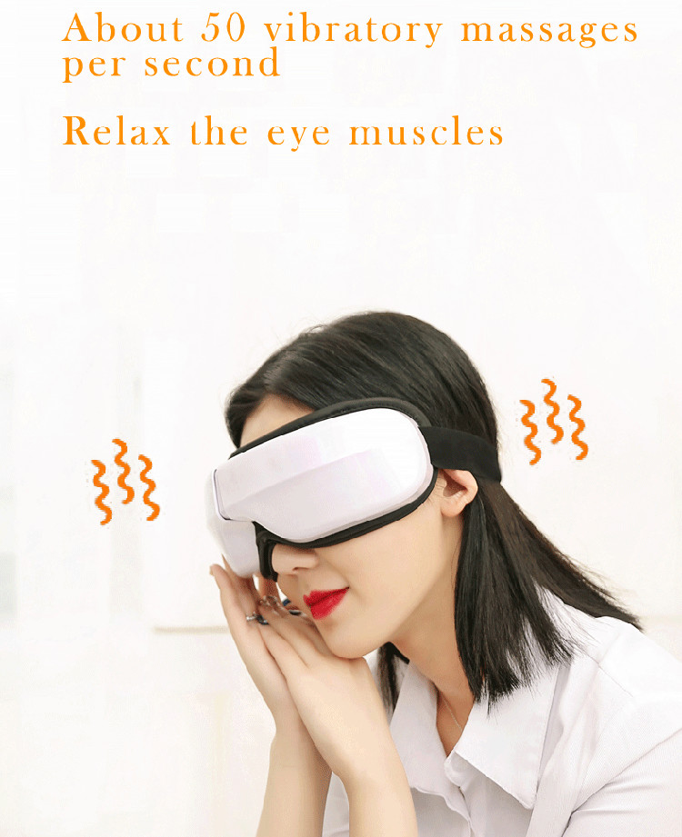 Heat 2022 Upgraded Rechargeable Smart Eye Massager With 3 Modes For Relax And Reduce Eye Strain Dry Eye