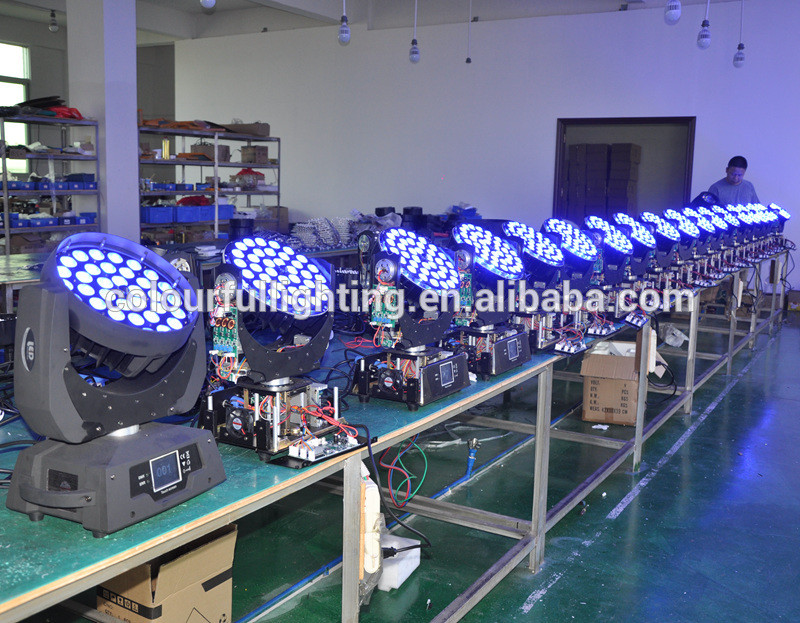 Best Quality 36x10W 4 in 1 RGBW Stage Touch screen Moving Head Lighting