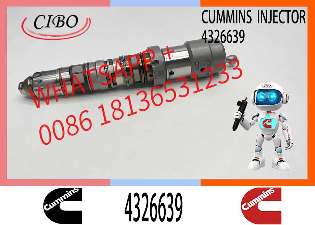 Cummins Neutral Machinery Engine Parts Truck Diesel Engine Parts For Cummins K78 Engine Fuel Injector 4954801 4326639