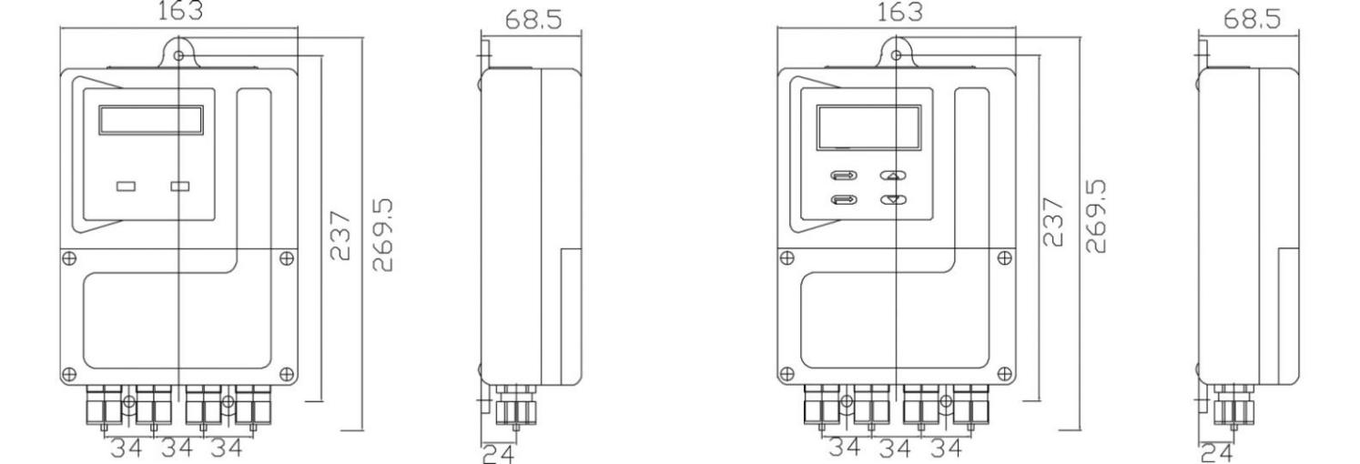 Thread Type Magnetic Flow Transmitter High Performance Fast Response Design