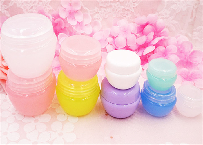 Customized Color Mini Cosmetic Jars , Empty Non Spill Beauty Cream Jars
