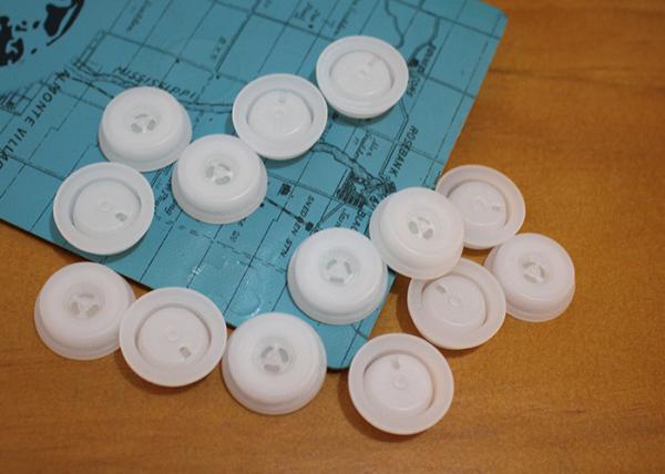 One Way Degassing Valve Outside Size 19.8mm Adhere On Coffee Storage Flexible