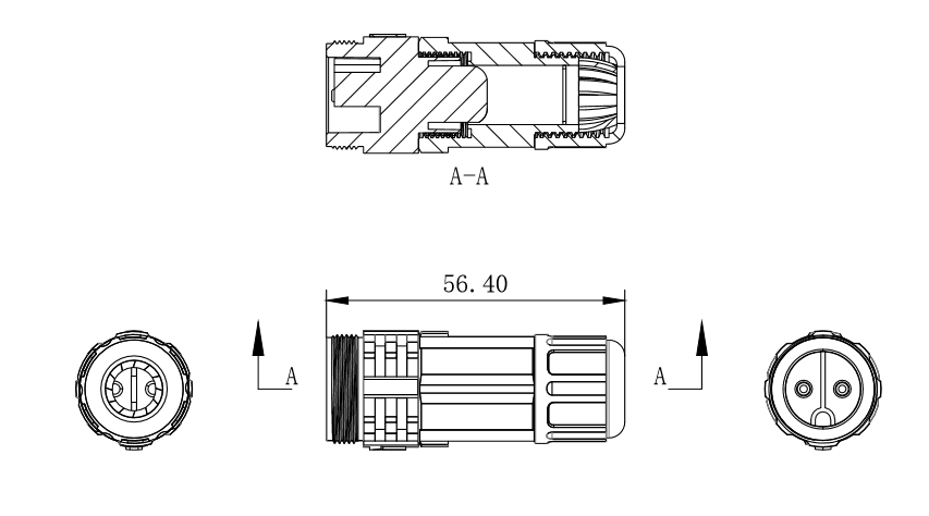 M19 Ip67 IP67 Power Connectors Waterproof Plug 2 Pin Sales Screw Terminal Shape UL