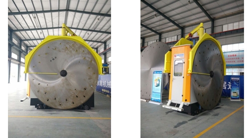 Disk Saw Machine, double blade mining stone machine for granite, marble and quartz