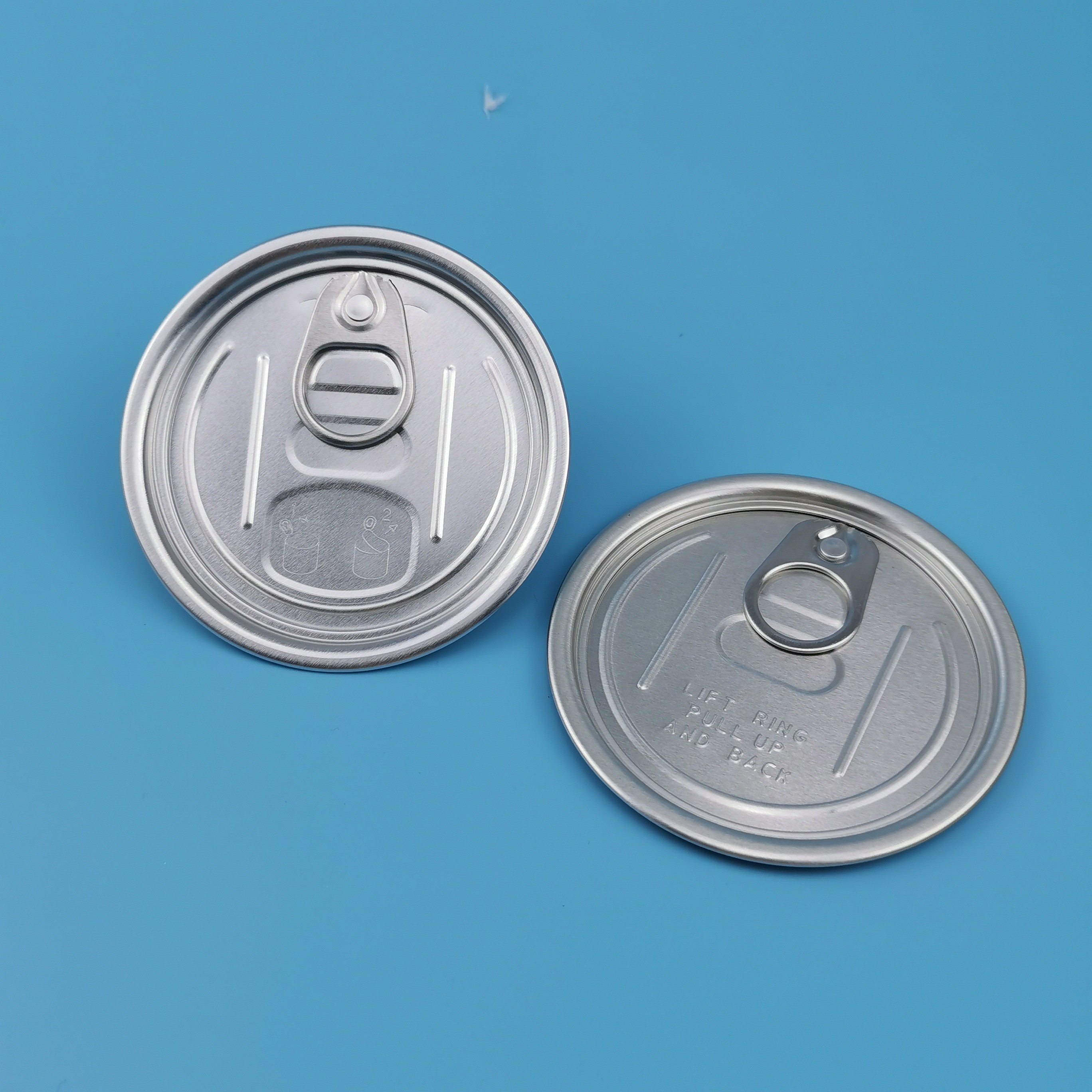 73mm 83mm Alu Ring Pull Full Easy Open Can Lids