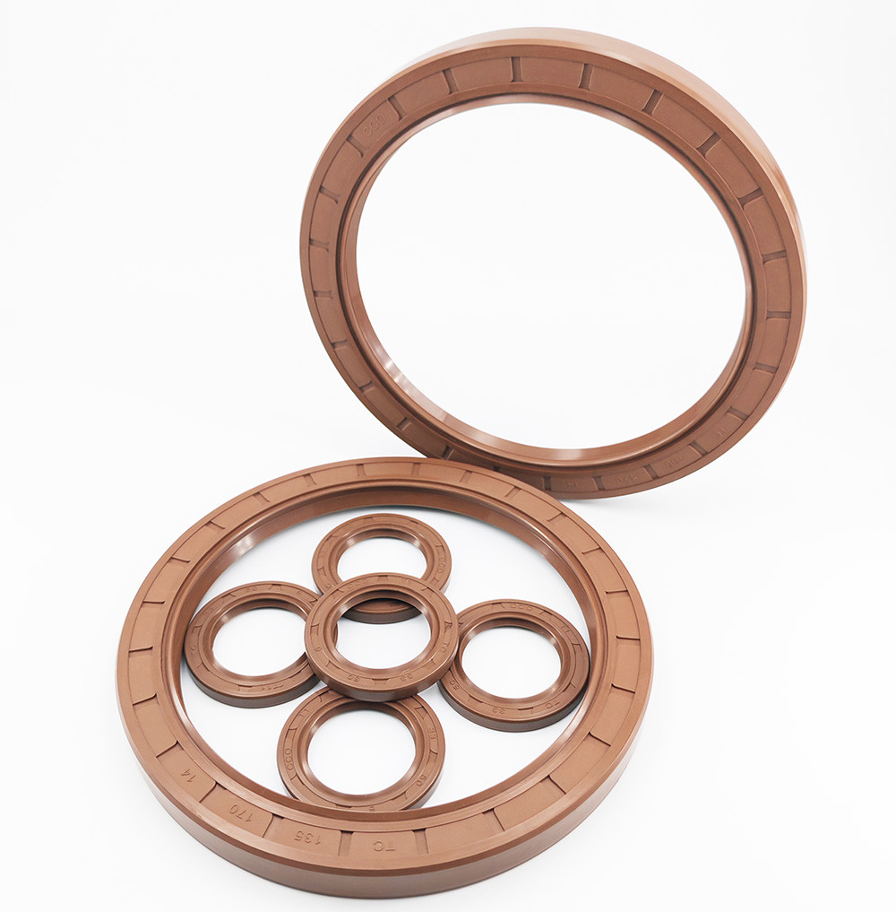 Fluorine Rubber FKM Oil Seal Rotating Shaft Sealing For Axles , Pumps , Motors