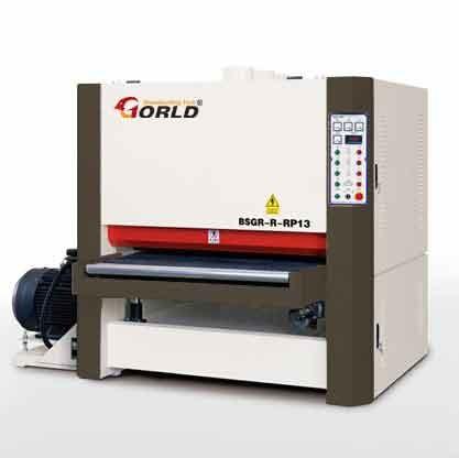 1220 mm Width Plywood MDF Particle Board 3 Heads Wide Belt Calibration Sanding