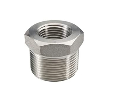3/8" Male To 1/4" Female Reducing Hex Bushing , NPT Reducing Adapter