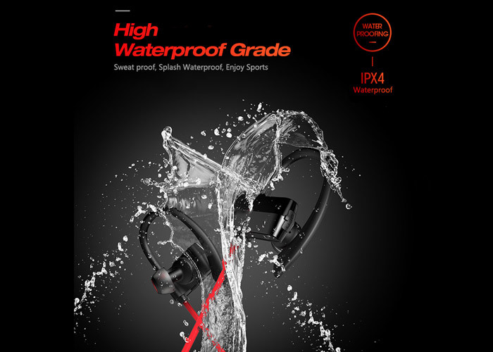 Lightweight Wireless Bluetooth Sport Earbuds ABS Material Waterproof IPX4