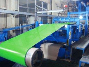 Silicon micron polyester / primer GB, T 12754 Prepainted Color Steel Coils /