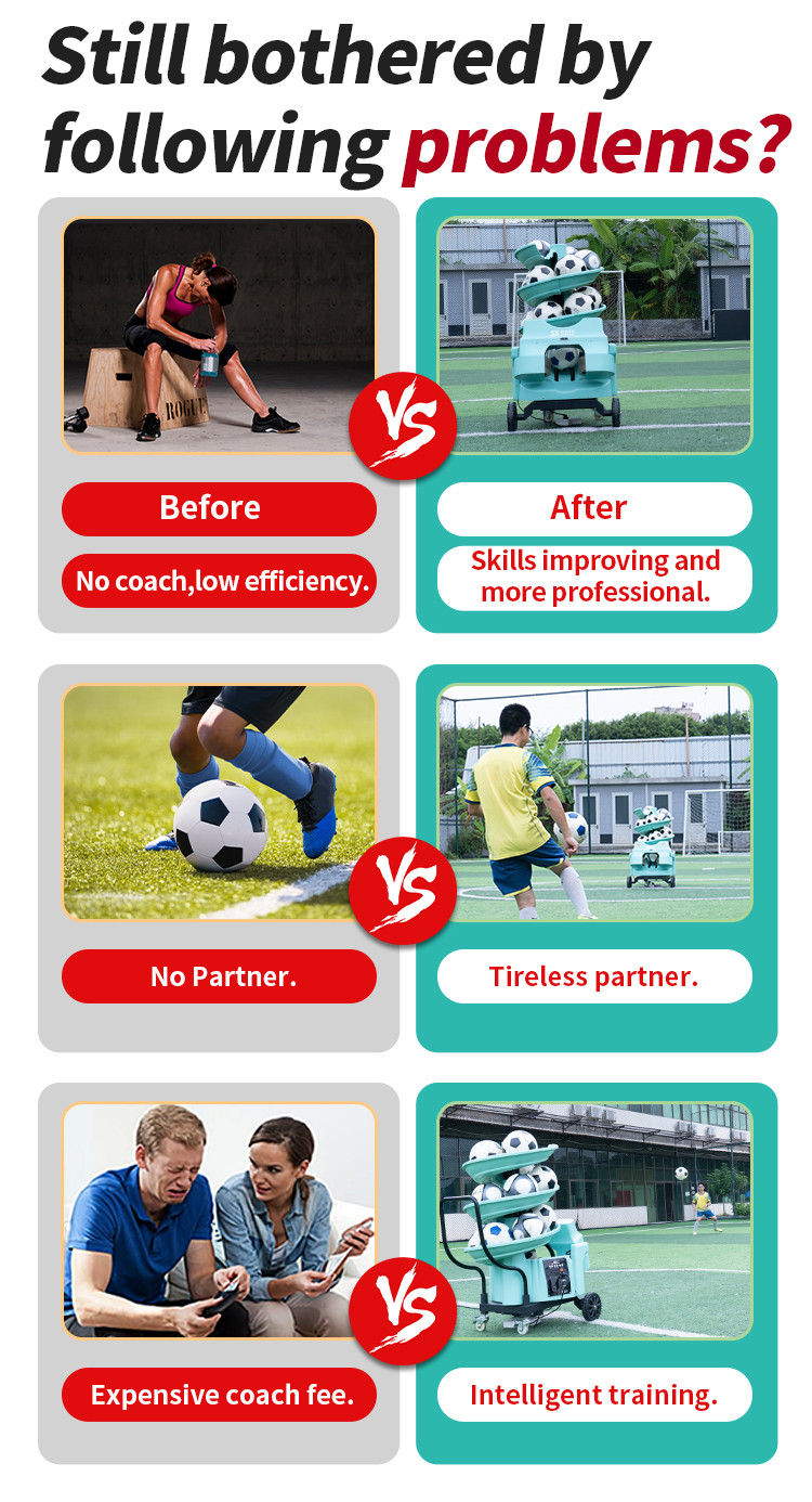 S6526U Automatic Football Throwing Machine Remote Control For Training