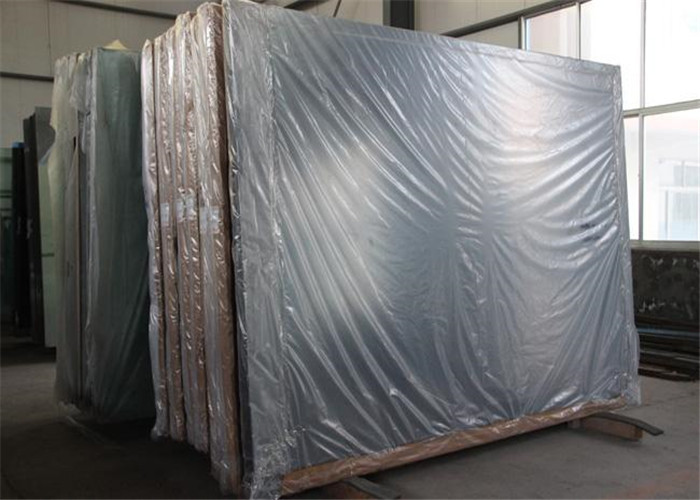2 mm - 19mm Thickness Color Coated Glass Flat Structure For Industrial Buildings