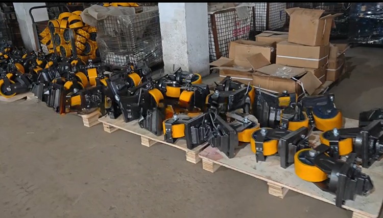 3 Ton Heavy Duty Caster ISO Sea Shipping Container Caste Wheels Swivel within Building Material Shops and Plate Casters